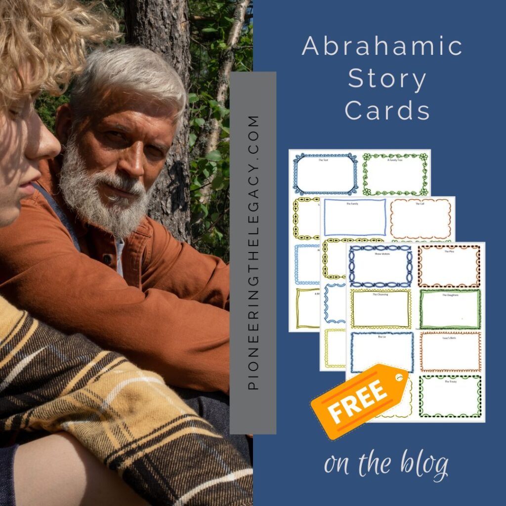 Free printable Abrahamic story cards