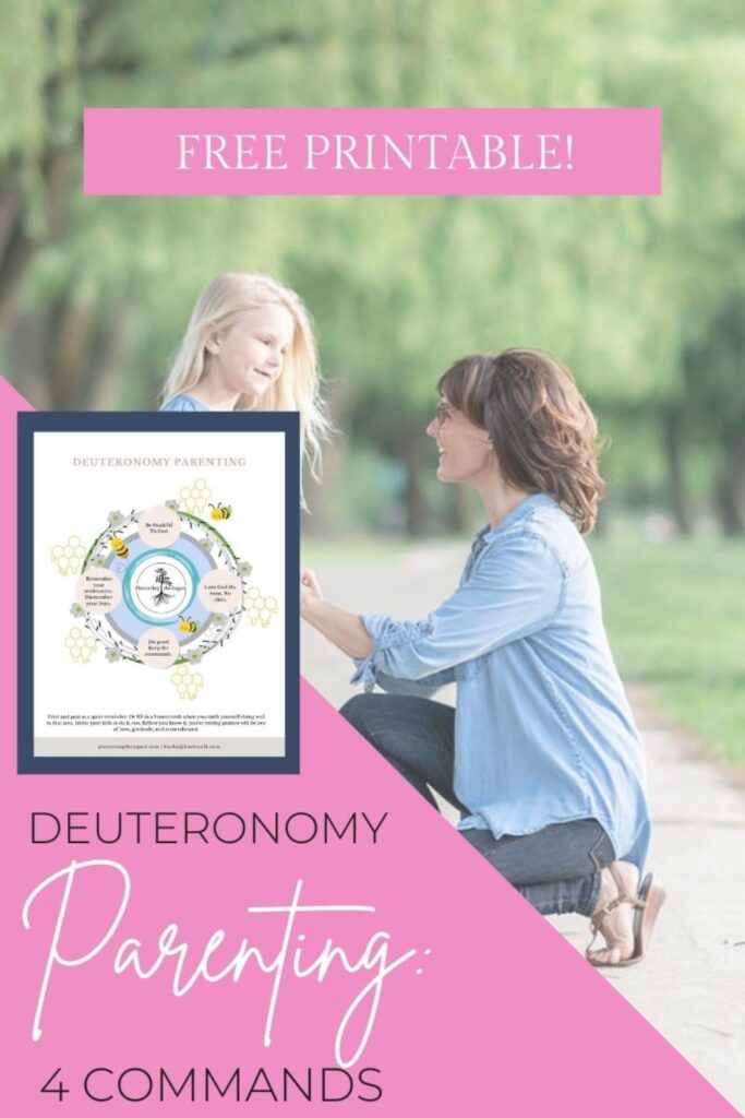 Deuteronomy Parenting Free Printable
