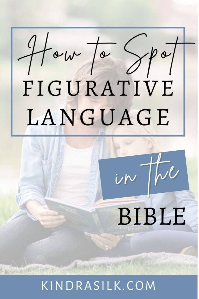 Spotting figurative and literal language in the Bible
