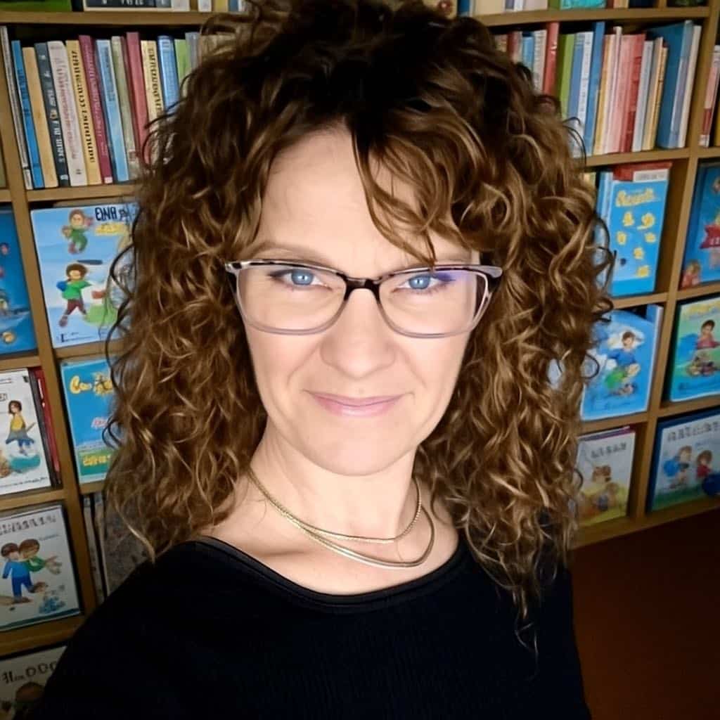 Kindra Silk Kreislers headshot. Award-winning author of children's Bible Stories